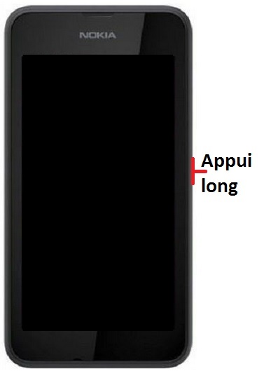 Comment allumer le Nokia Lumia 520 ?